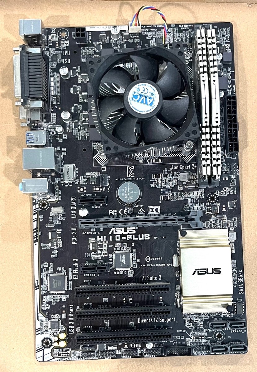 Asus H110 Motherboard Supported Ram H110 DDR4 6th Gen 7th Gen