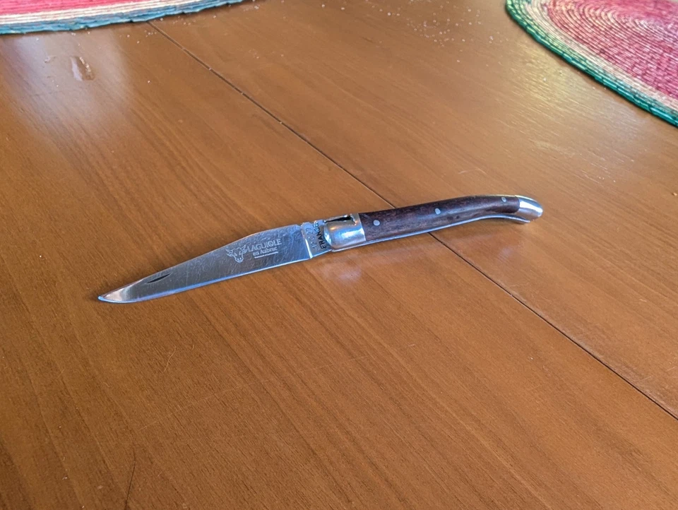 Laguiole en Aubrac 蛇木折叠刀 — 第 2/2 张图片