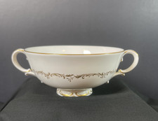 Royal Doulton Richelieu H-4957 Cream Soup Cup with Gold Filigree
