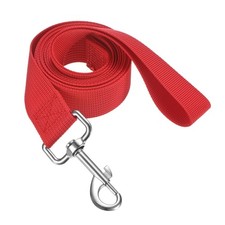 Nylon Dog Leash, 1 Pack Dog Training Leash 6 ft x 1 In, Red 