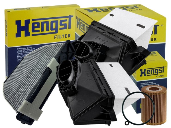 Hengst Filterset FüR Mercedes W212 S212 W204 C218 A207 S204 300 350 Cdi Bj07-17-image