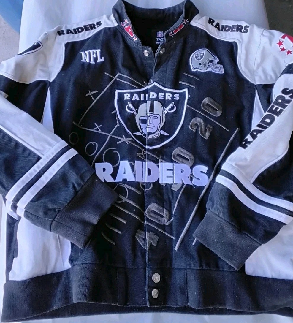 Vintage Raiders Reebox Scoreboard Jacket