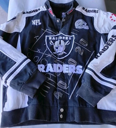 Vintage Raiders Reebox Scoreboard Jacket