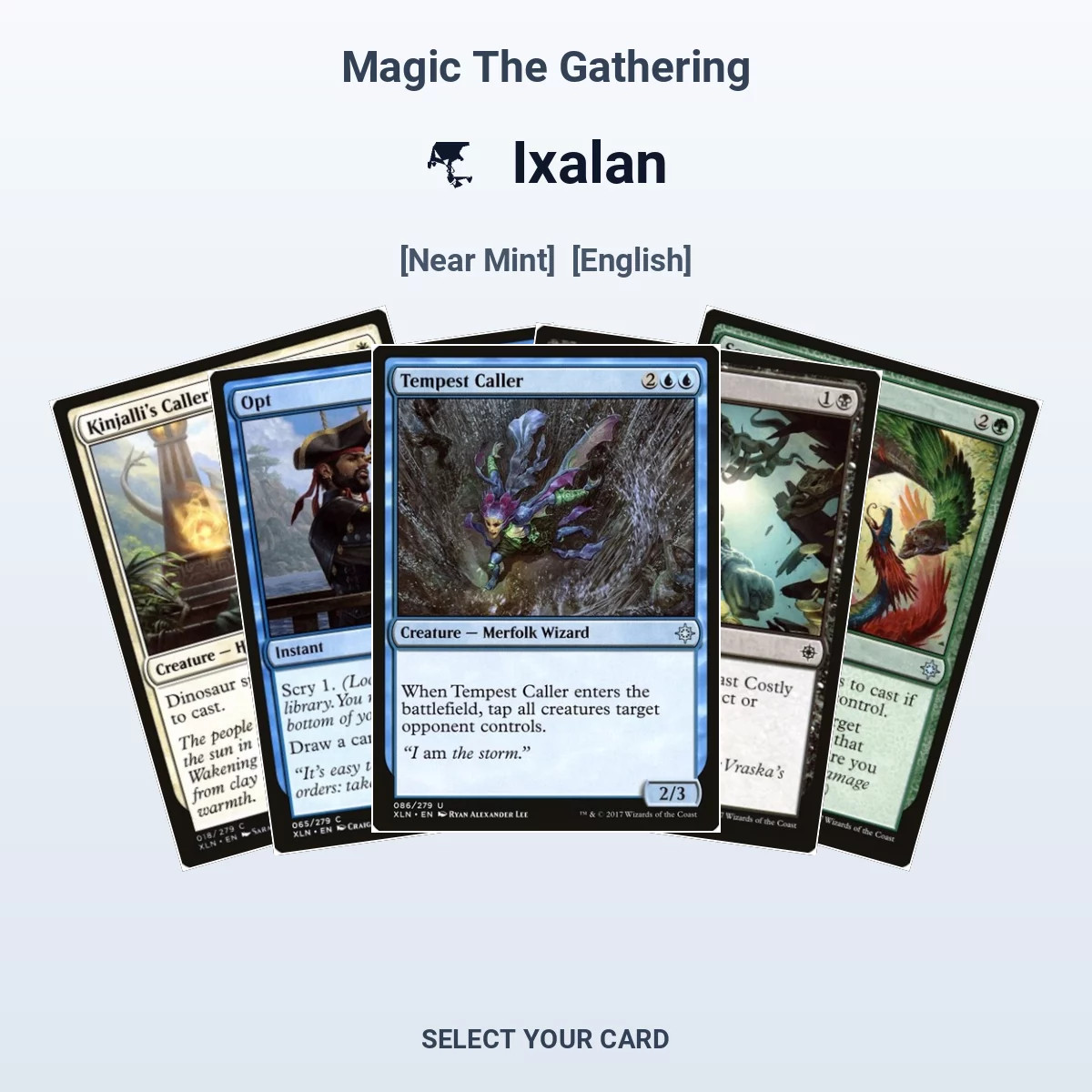 Ixalan - Select Your Cards (NM) Magic The Gathering 2017