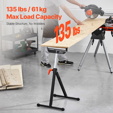 2-Pack Roller Stands, for Table Saw Outfeed Woodworking Extension Support 219