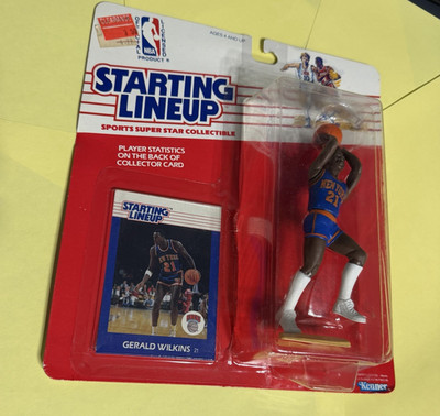 1988 Kenner Starting Lineup Gerald Wilkins NY Knicks NBA Basketball figure, NIB