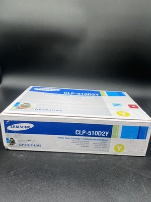 SAMSUNG CLP-510D2Y Yellow Toner Cartridge 2k Pages For CLP-510 511 515 OEM NEW
