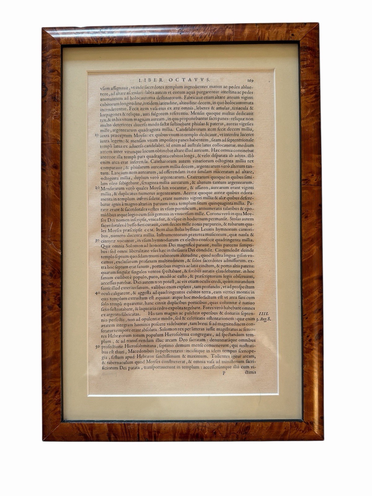 Antique Original 1566 Manuscript Leaf from Josephus The Antiquities Of The Jews