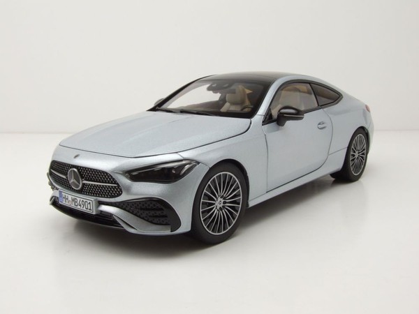 Mercedes CLE Coupe C236 2024 Silber Modellauto 1:18 Norev-image