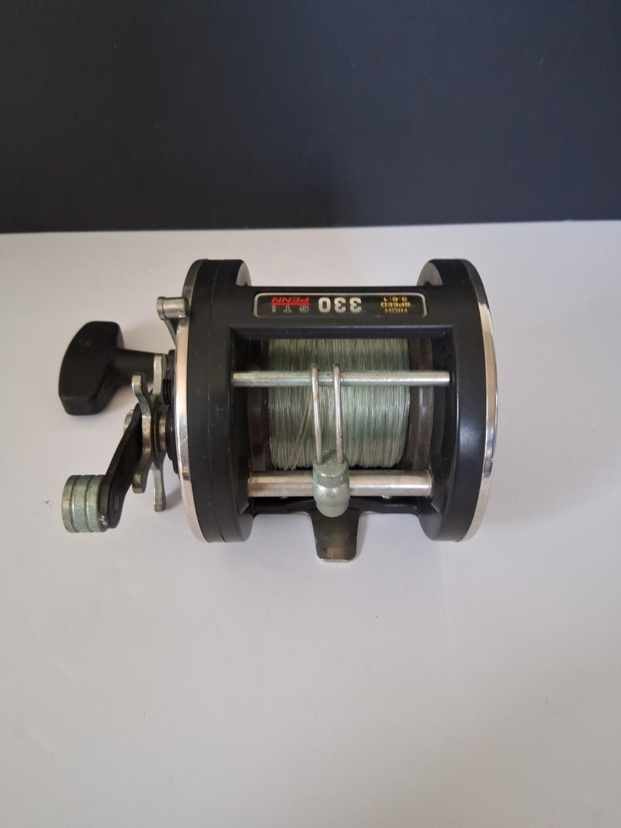 Penn GTI 330 Graphite Level Wind Fishing Reel. | eBay