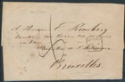 BV71755 Great Britain 1860 to Brussels old letter good cover used