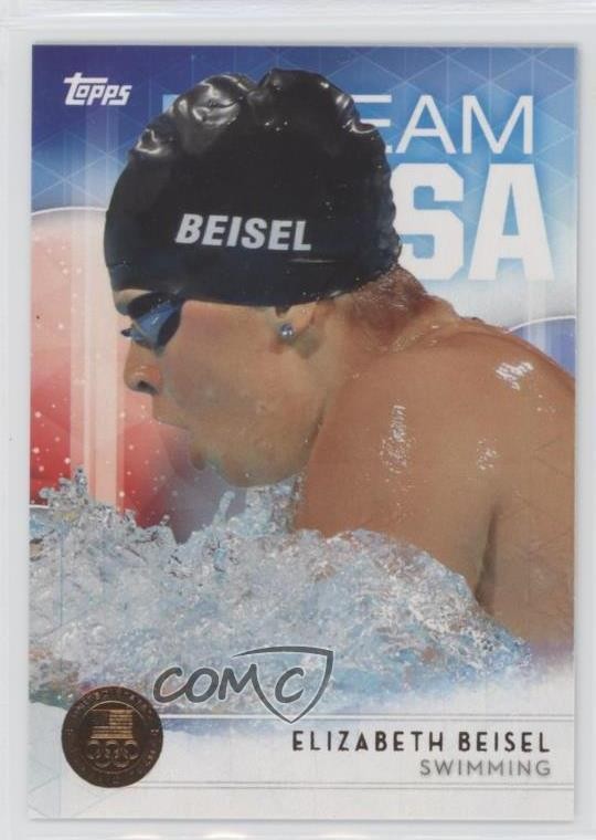 2016 Topps US Olympic & Paralympic Team and Hopefuls Bronze Elizabeth Beisel 1v7