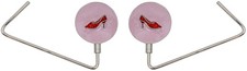 Set of 2 Portable Purse Hooks  Bag Hangers Pink Heels
