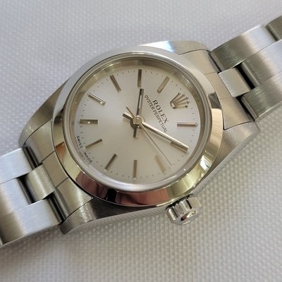 Rolex Oyster perpetual Ref 76080 SS Ladies Automatic 26mm circa 2000s RA734