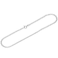 Fusskette 925 Sterling Silber 26Cm Ankerkette Weit Damen Fusskettchen FußSchmuck