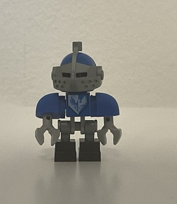 Lego Nexo Knights Clay Bot - Blue Shoulders, Flat Silver Visor Minifigur