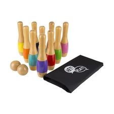 Hey! Play! Board Games Lawn Bowling Set (Multicolor) Bag VG+