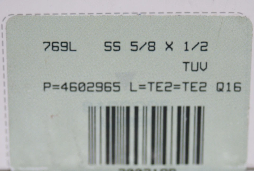 5/8" Tube x 1/2" MNPT 316ss 90° Elbow Fitting Ham-Let Let-Lok 769LSS5/8X1/2 - Image 4 of 4