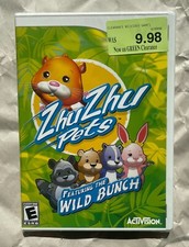 Nintendo Wii Zhu Zhu Pets Featuring the Wild Bunch Game Brand NEW Factory SEALED