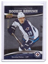 Nicolas Petan 2015-16 Upper Deck Contours Rookie Resume Card #RR-39 /399