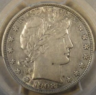 1908-D Barber Half Dollar 50c PCGS Certified XF45