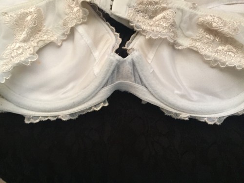 H&M Bra size it 2b us 32b eu 70b padded underwired white beige - Picture 5 of 7