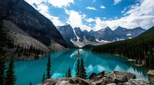 MOUNTAIN LANDSCAPE POSTER PRINT STYLE C 20x36 HI RES 9 MIL PAPER