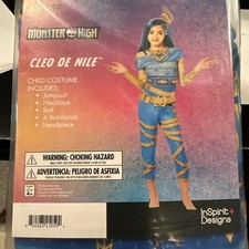 Halloween Costume NEW Monster HIgh Cleo de nile Small, Medium or Large