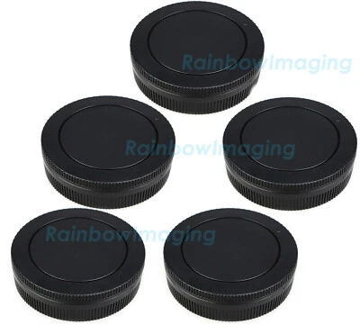 (5 Pcs) Rear Lens Caps +Camera Body Cover Canon EF-M Mount M2 M3 M5 M6 M10 M50