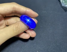 Top quality Blue Star Sapphire Ring,Natural Color Lab-Created Sapphire Ring 1Pcs