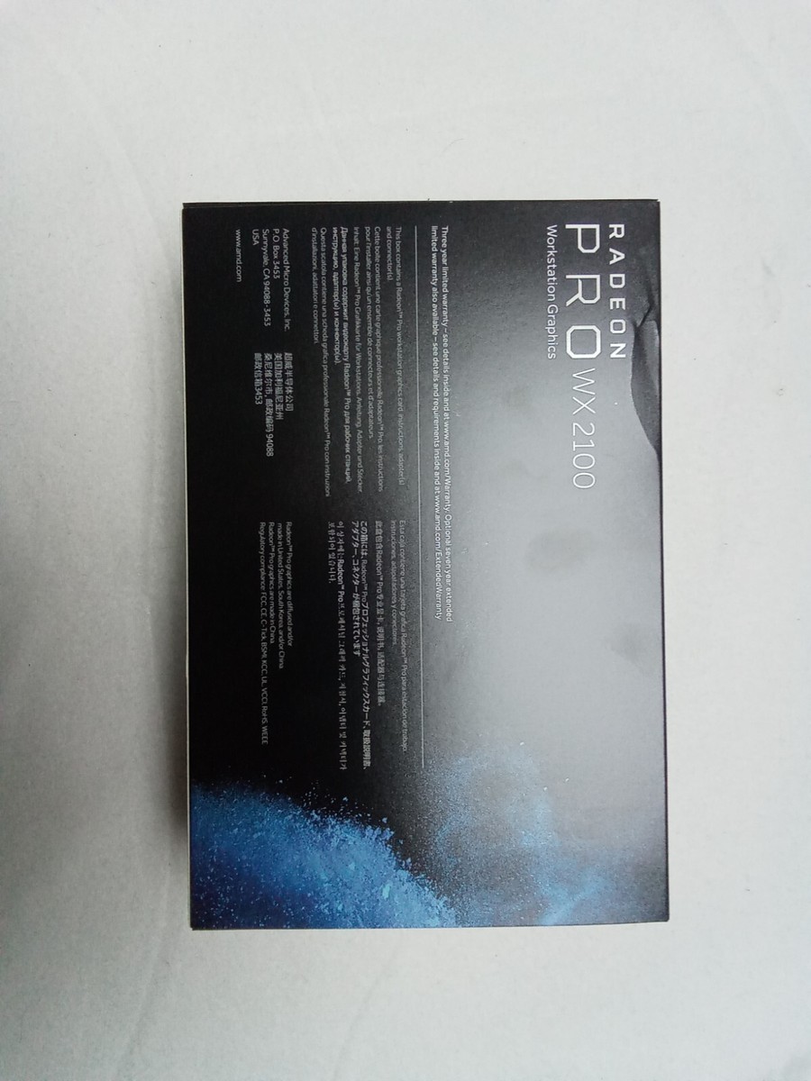 Carte graphique AMD Radeon Pro WX2100 2 Go
