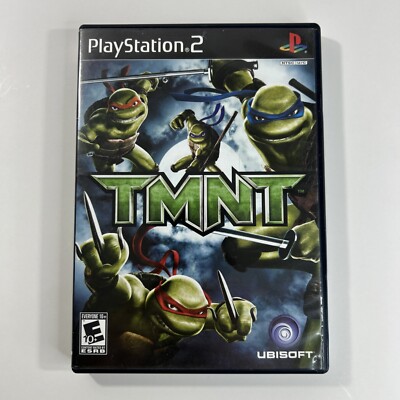 TMNT Teenage Mutant Ninja Turtles Playstation 2 PS2 TESTED Complete GOOD