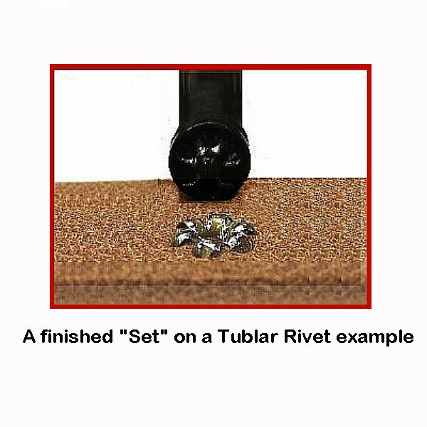 Star Peening or Setting 1/8" Tubular Rivet Craft tool MADE in USA eBay