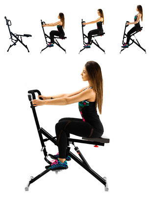 #ad Power Rider Total Crunch Fitness Abdo Exercise Full Body Workout 12 Levels Resis $122.00
