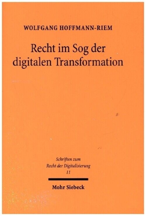 Thumbnail - Wolfgang Hoffmann-riem | Recht Sog Der Digitalen Transformation | Buch