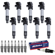8 Ignition Coil & ACDelco Spark Plug for 2004-2006 Cadillac SRX XLR 4.6L UF564