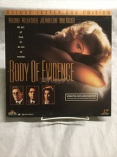 Laserdisc Body of Evidence Unrated And Uncensored Vintage Untested Madonna