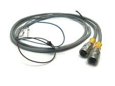 Lot of (2) Turck RKV 4T-6 Eurofast Cordsets U5161, Connected, Approx. 2’