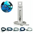 leazy Runde Elastische Schnürsenkel Gummi Schuhbänder Ohne Binden Sport ON Schuh