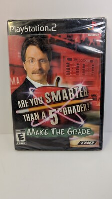 Are You Smarter Than A 5th Grader? Make the Grade! (PS2 PlayStation 2)New Sealed