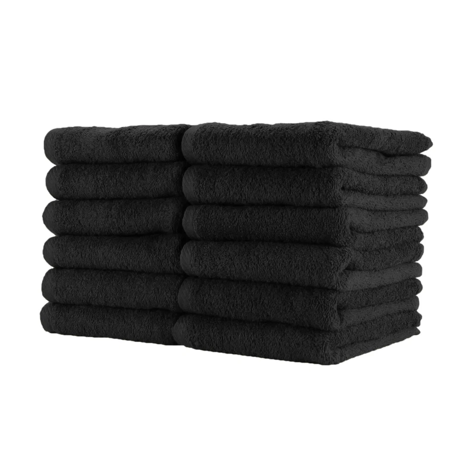 Salon Towels - Packs of 12 - Bleach Safe 16 x 27 Cotton Towel - Color Options - Image 4 of 4