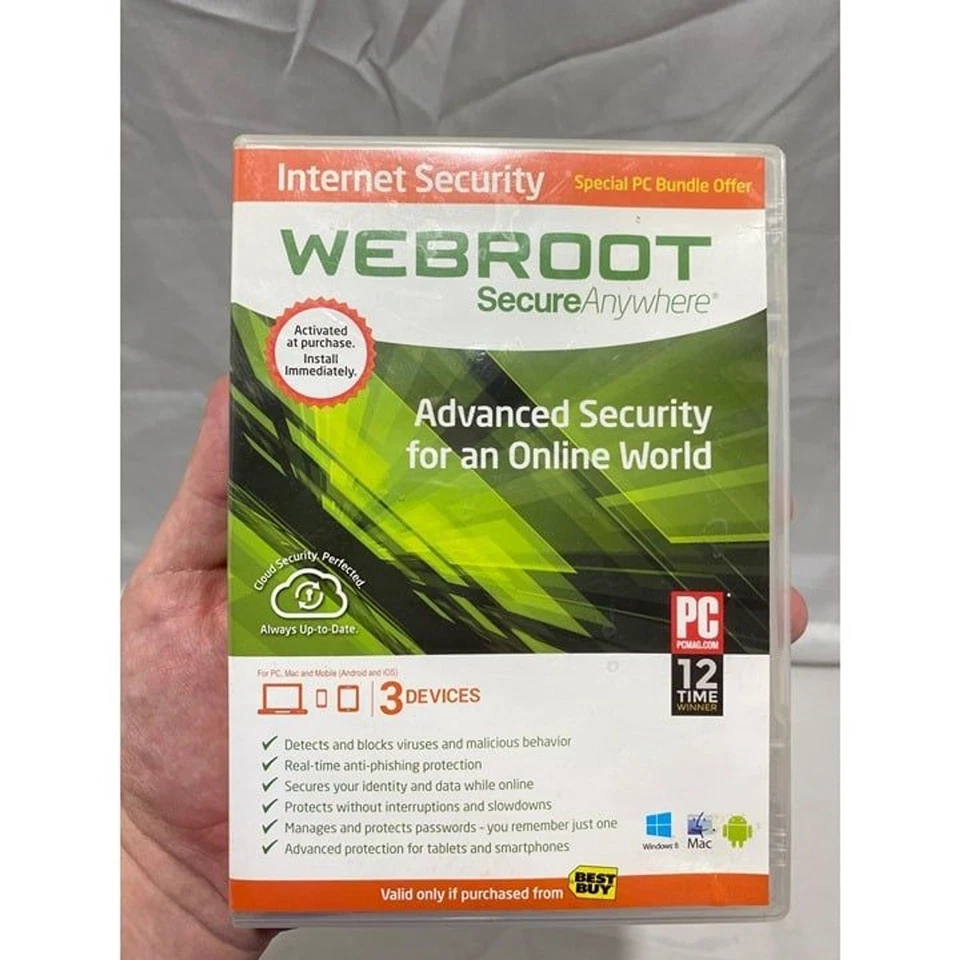 Webroot Secure Anywhere Ultimate Protection for PC Mac & Mobile Android or iOS - Image 3 of 4