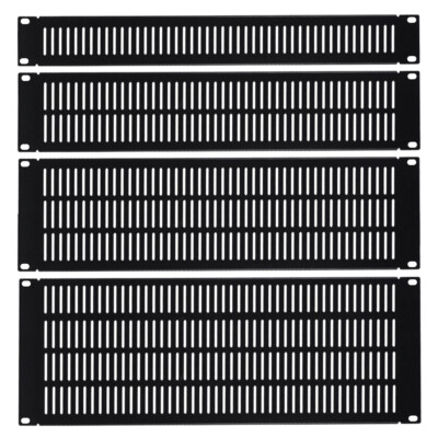 Blank Panel 1U 2U 3U 4U Metal Rack Mount Filler for 19'' Server Cabinet Enclosure