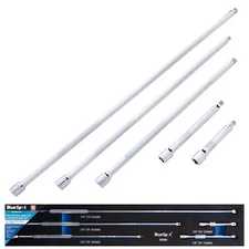 BlueSpot 5pc 3/8" Extra Long Extension Bar Set 100, 150, 350, 450, 600mm