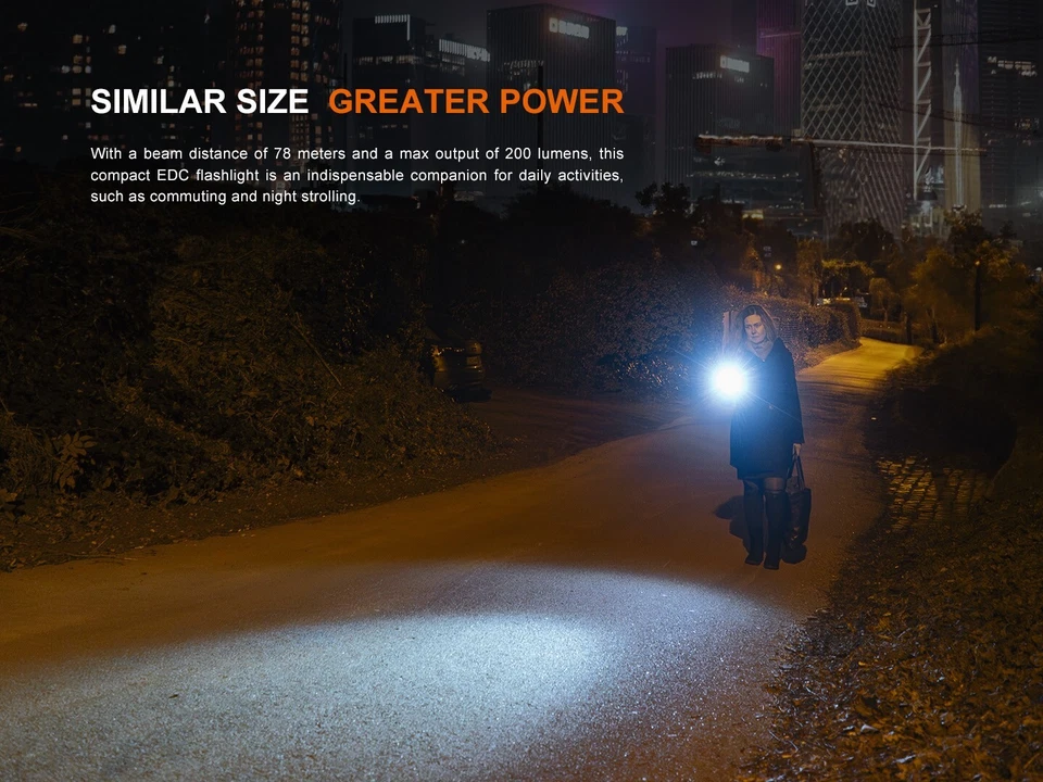 Fenix E12 V3.0 200 Lumens LED Torch Flashlight - Image 2 of 4