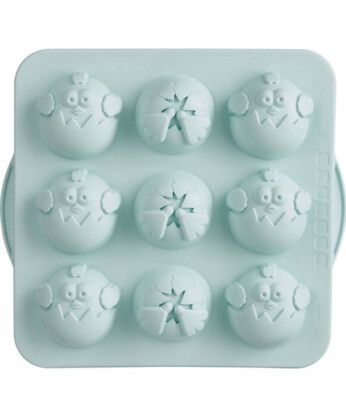 Trudeau Structure Silicone Chicks Eggs CUPCAKE PAN Mold - Brand New - BPA Free