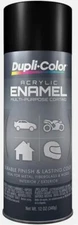 Dupli-Color DA1603 Paint Acrylic Enamel Semi-Gloss Black 12 oz Aerosol