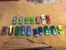 McDonald’s Car Lot 1993-94 hot wheels~#9,10,11,12,13,15,16, 57 Chevy, Quaker St