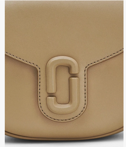 MARC JACOBS The Covered J Marc Magnetic Closure Saddle Bag BLACK ~Dust Bag~ NWT - Picture 9 of 12