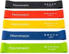 Honmein Resistance Bands for Working Out, Exercise Universal size, Assorted 